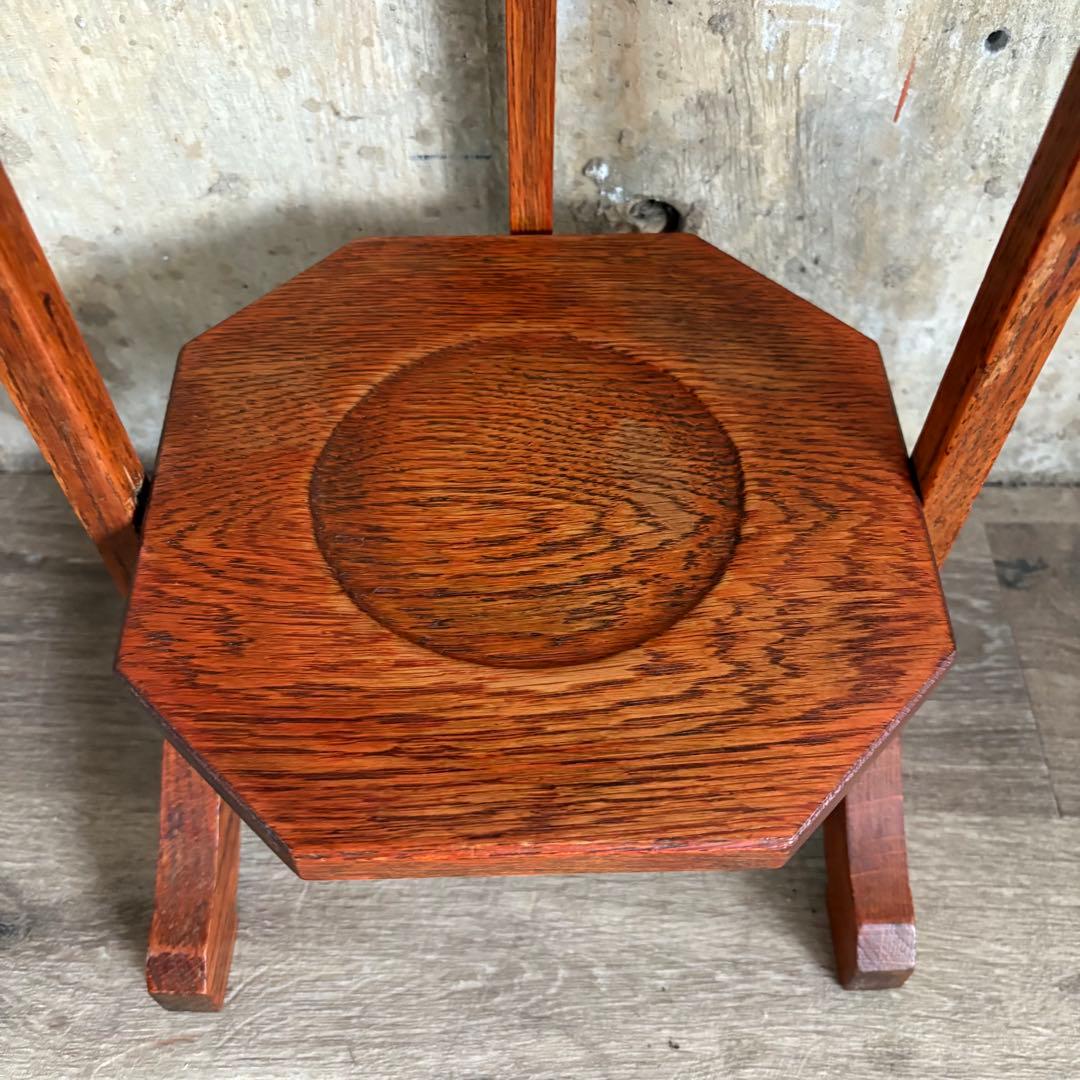 英国アンティーク　ケーキスタンド　アフタヌーンティー　折り畳み　ヴィンテージ