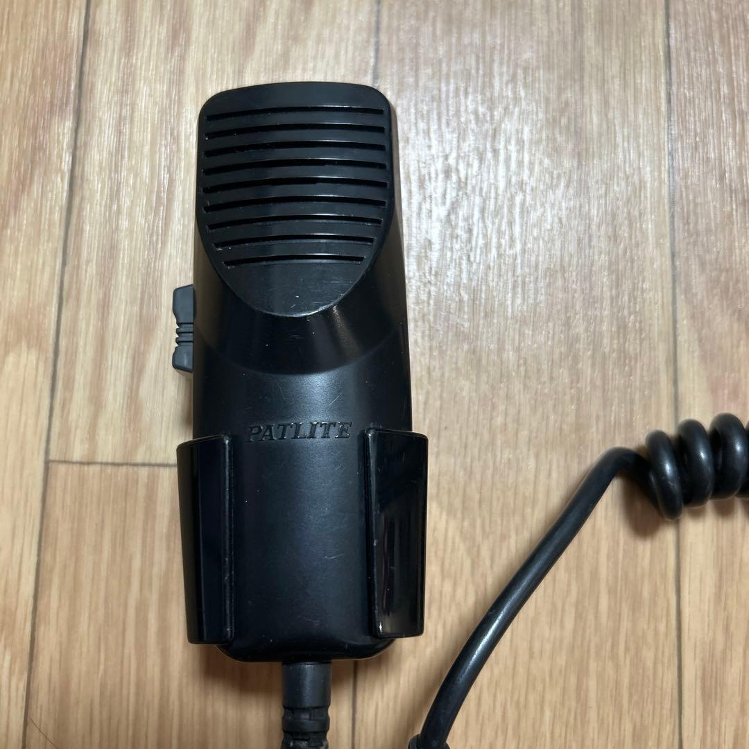 美品 現行型 パトライト サイレンアンプ マイク・ホルダー付き Patlite製