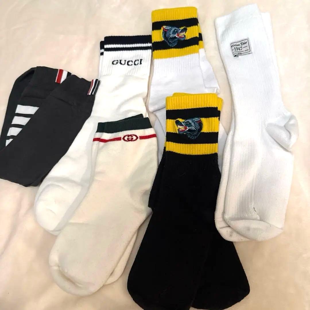 GUCCI / DIOR / THOM BROWN ソックス 6点セット