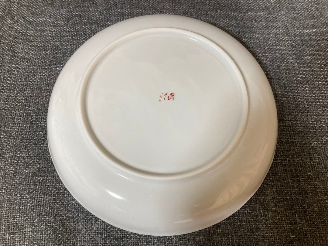 【未使用品】 九谷焼 武腰潤 泰山窯 人間国宝 川蝉 6枚セット 箱付