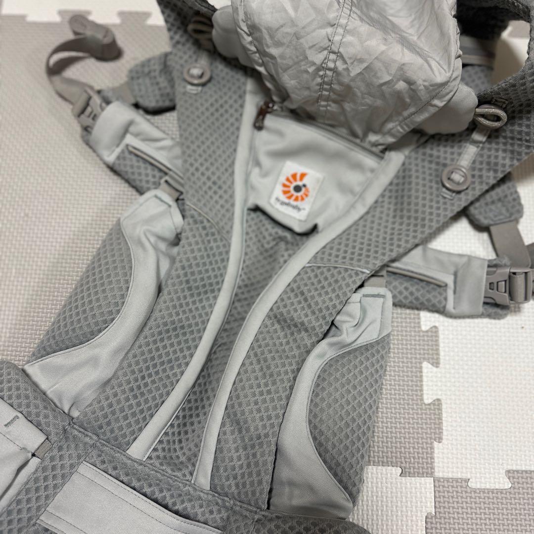 エルゴベビー オムニ ブリーズ パールグレー　ポーチ付