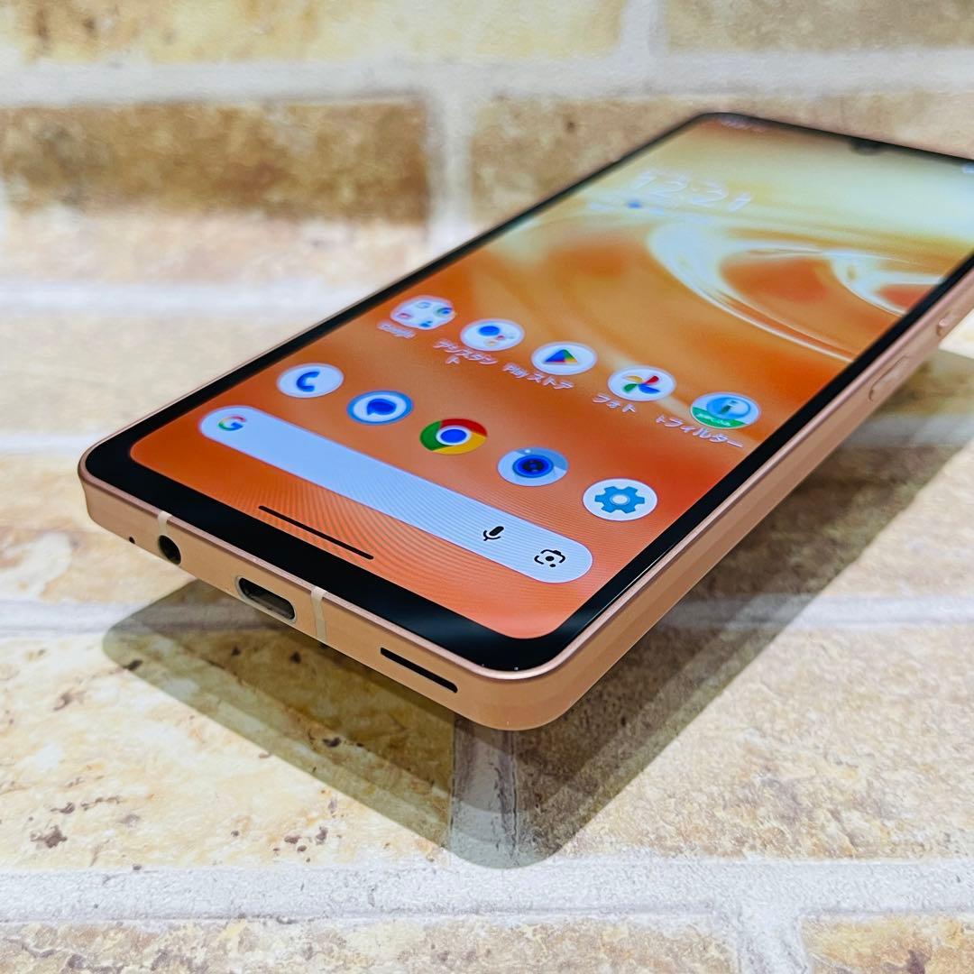 SIMフリー AQUOS sense6 64GB ライトカッパー 電池良好