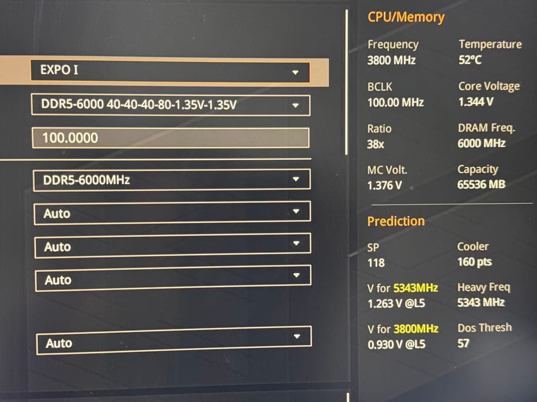 Crucial Pro DDR5 64GB (32GBx2) メモリ 黒