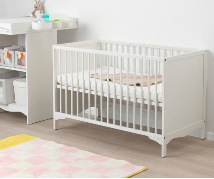 ベビーベッド　イケア　SOLGUL 説明書あり