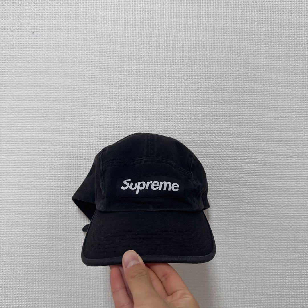 ☆ひなた☆Supreme Camp Cap ブラック 黒 キャップ ロゴ
