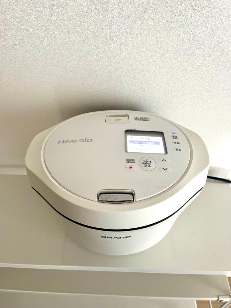 ホットクック1.6L 【KN-HW16G-W】SHARP ホワイト