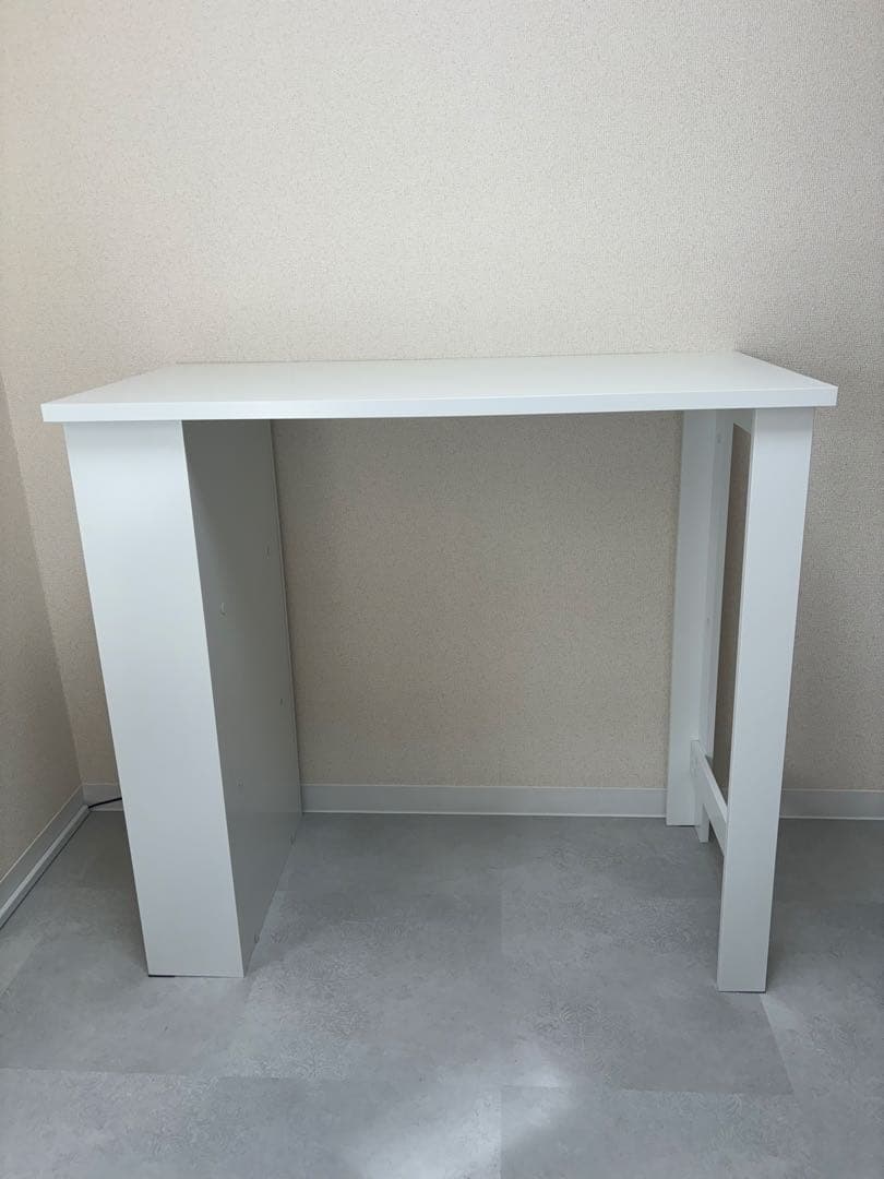 未使用　SoBuy ハイテーブル ダイニングテーブル 収納