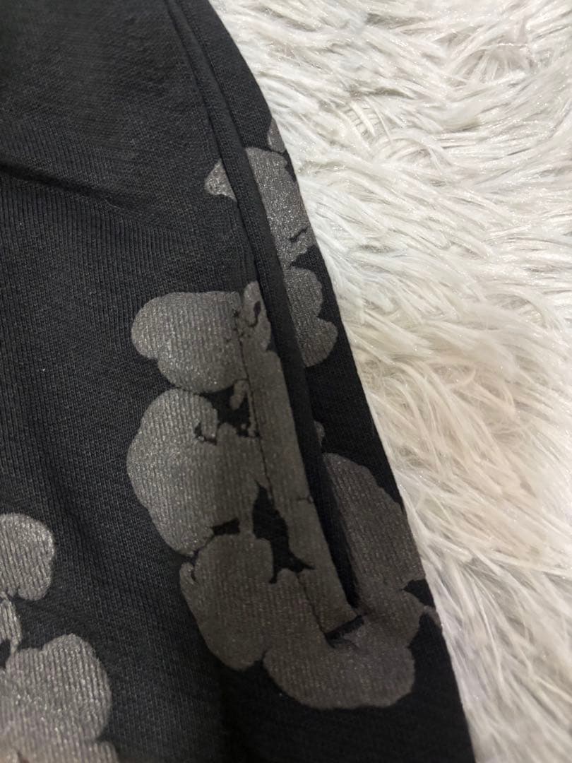 denim tears グレー ブラック ハーフパンツ