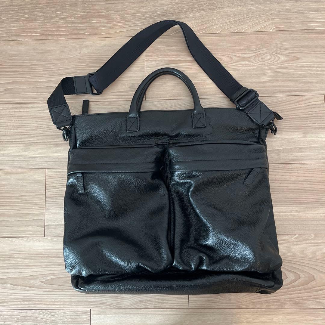 ゾンネ　sonne✖️begin レザーヘルメットバッグ