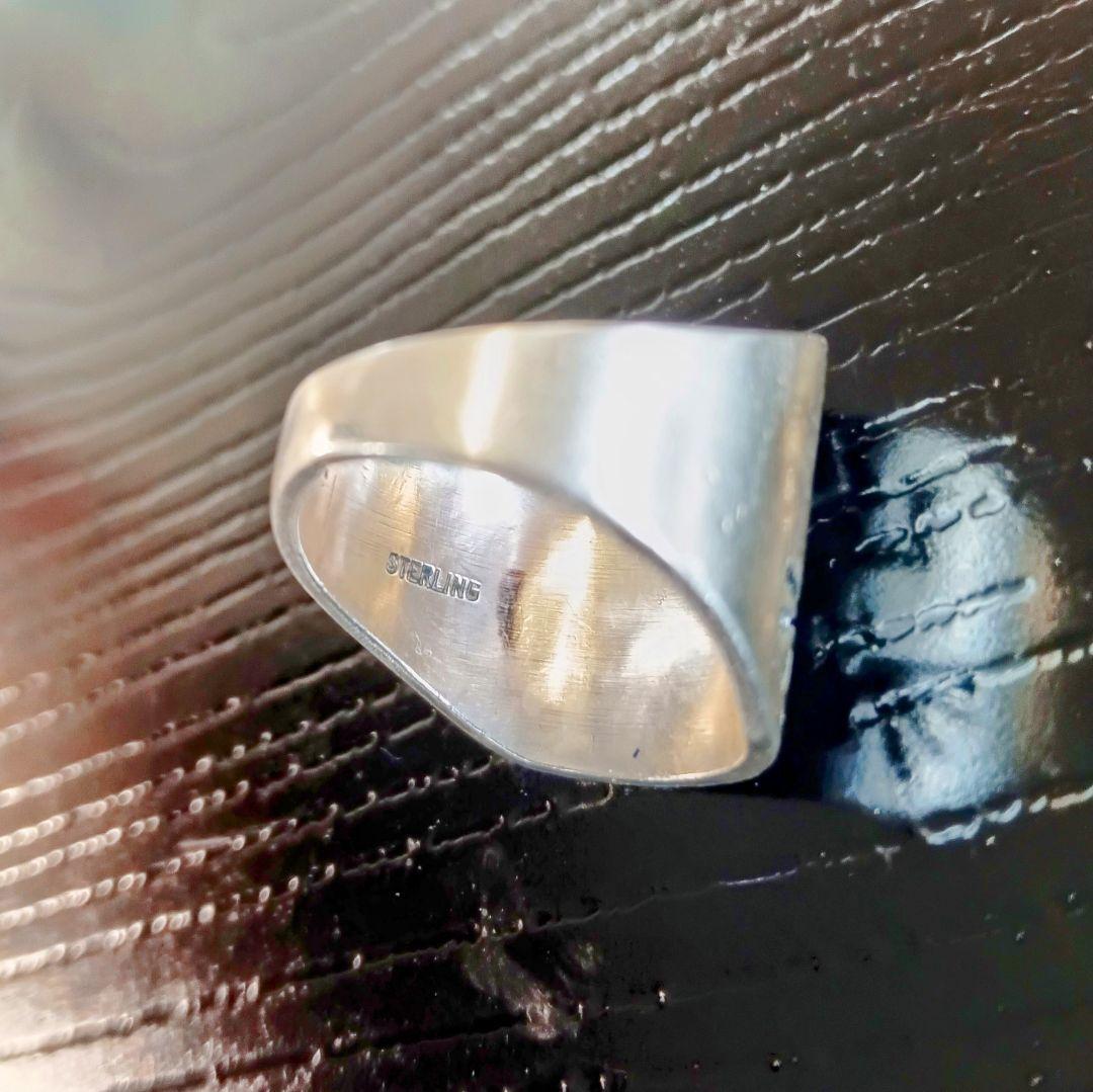 ネイティブアメリカン ホピ族作 シルバー15号 ココペリ柄