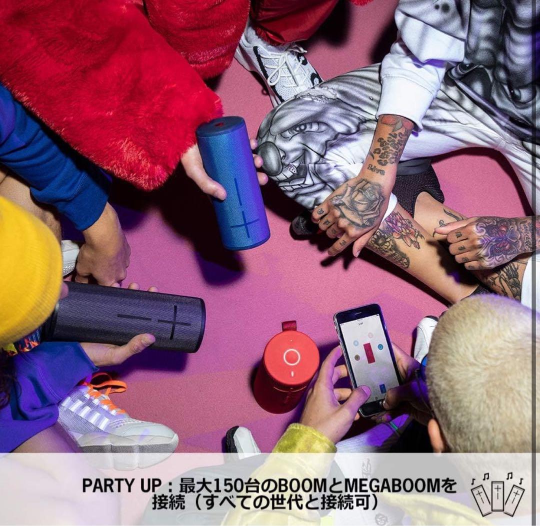 新品　Ultimate Ears BOOM3スピーカー　防水　サンセットレッド