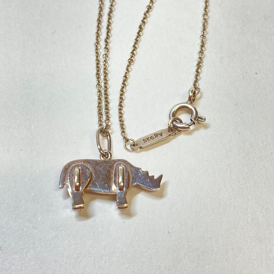 ティファニー　サイモチーフネックレス　Ag925 　　　B203