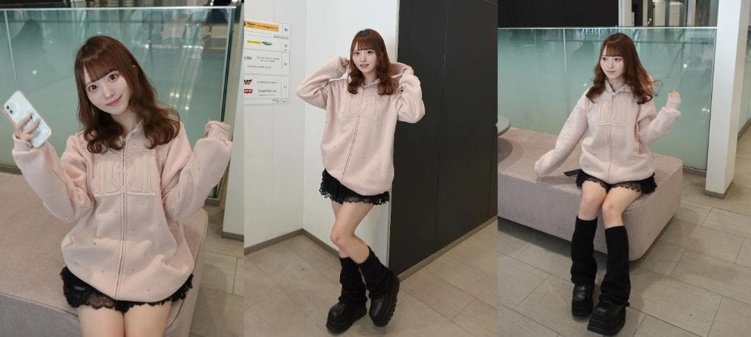 ダーリッチ darich ミックスレースフリルミニスカート ブラック FL