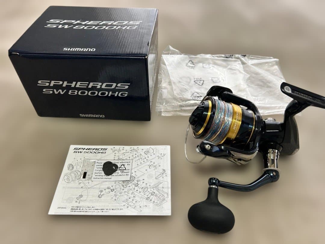 SHIMANO SPHEROS SW8000HG リール