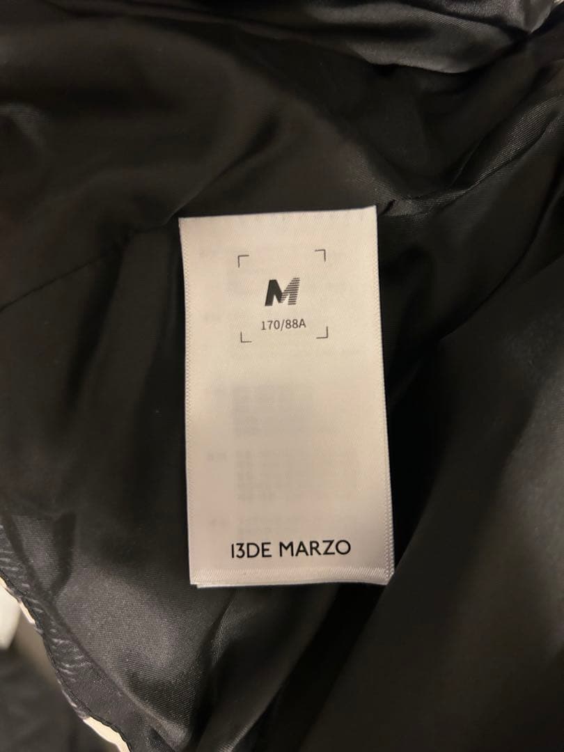 【新品タグ付き】13DE MARZOチェック柄 クマ付きジャケット