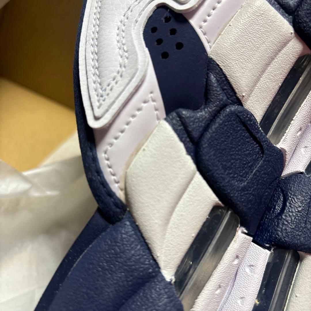 NIKE 27 エアモアアップテンポ アップテンポ　ネイビー　27 メル何度目