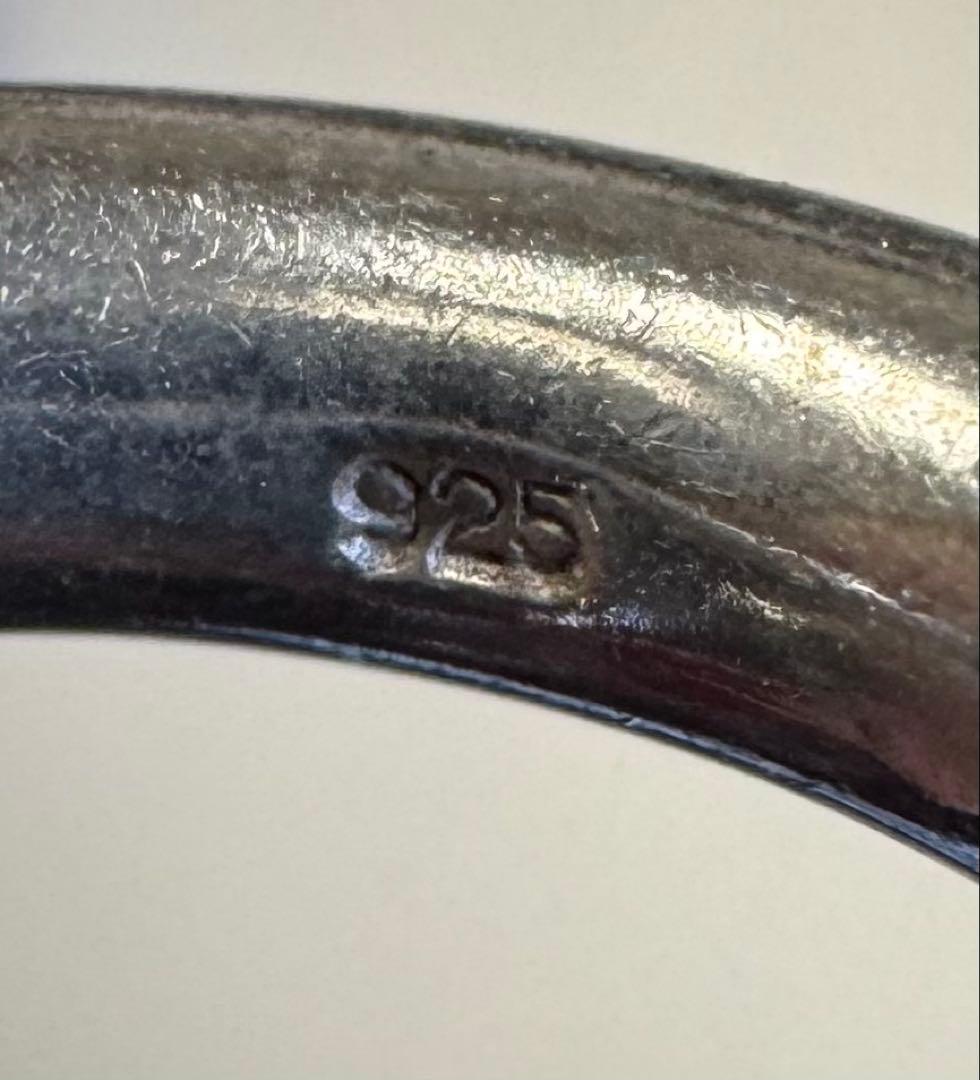 silver925 フープピアス　シルバー