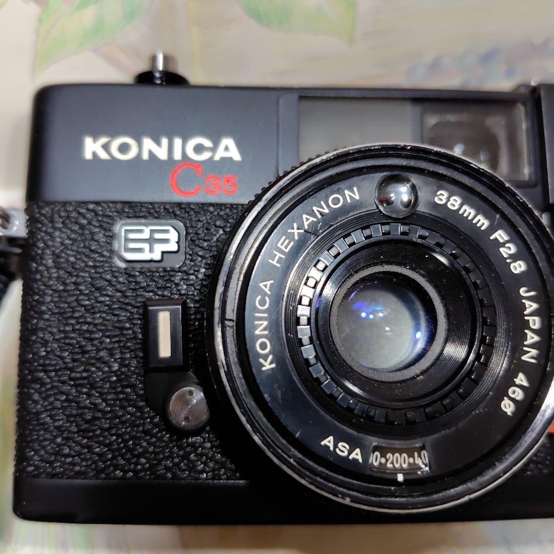 【露出計OK❕文字消え無し 美品 動作品】ピッカリ コニカ C35EF