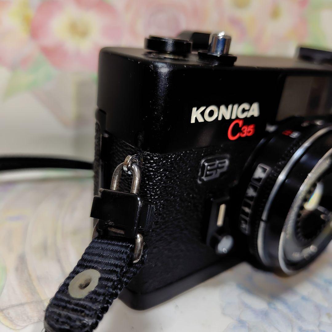 【露出計OK❕文字消え無し 美品 動作品】ピッカリ コニカ C35EF