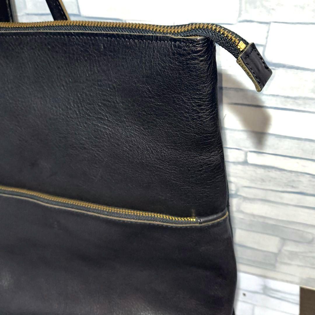 コ*ア様 極美品　AGILITY ウォレットバック　リュック　ブラック　レザー