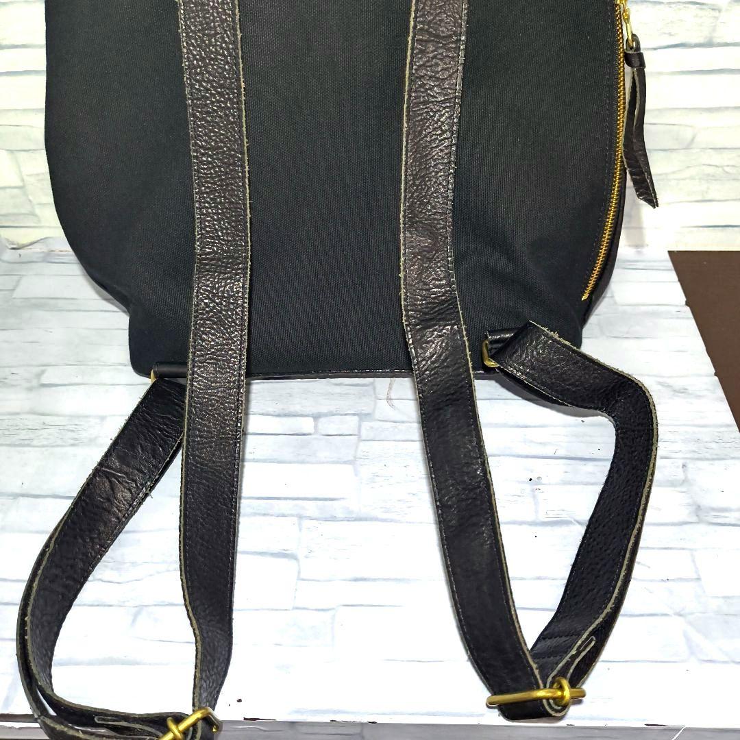 コ*ア様 極美品　AGILITY ウォレットバック　リュック　ブラック　レザー