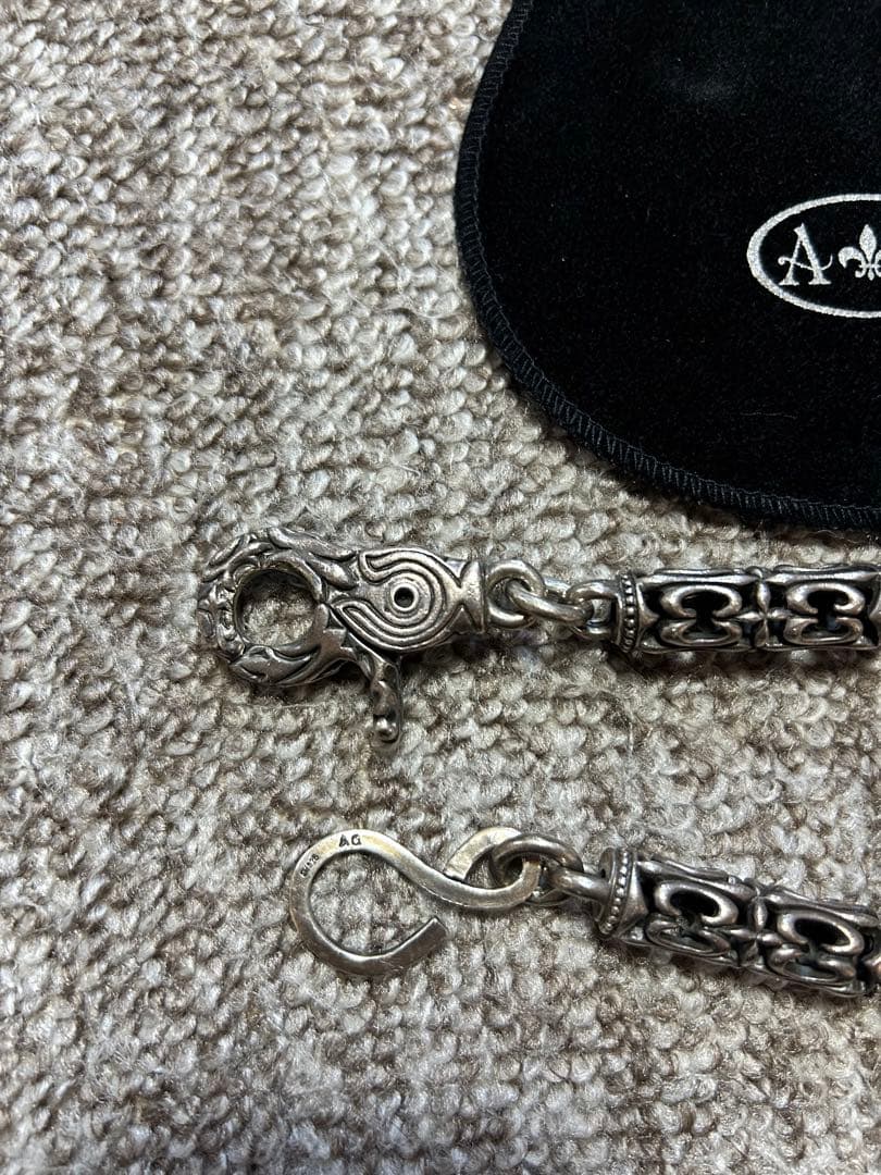 A&G シルバー ウォレットチェーン
