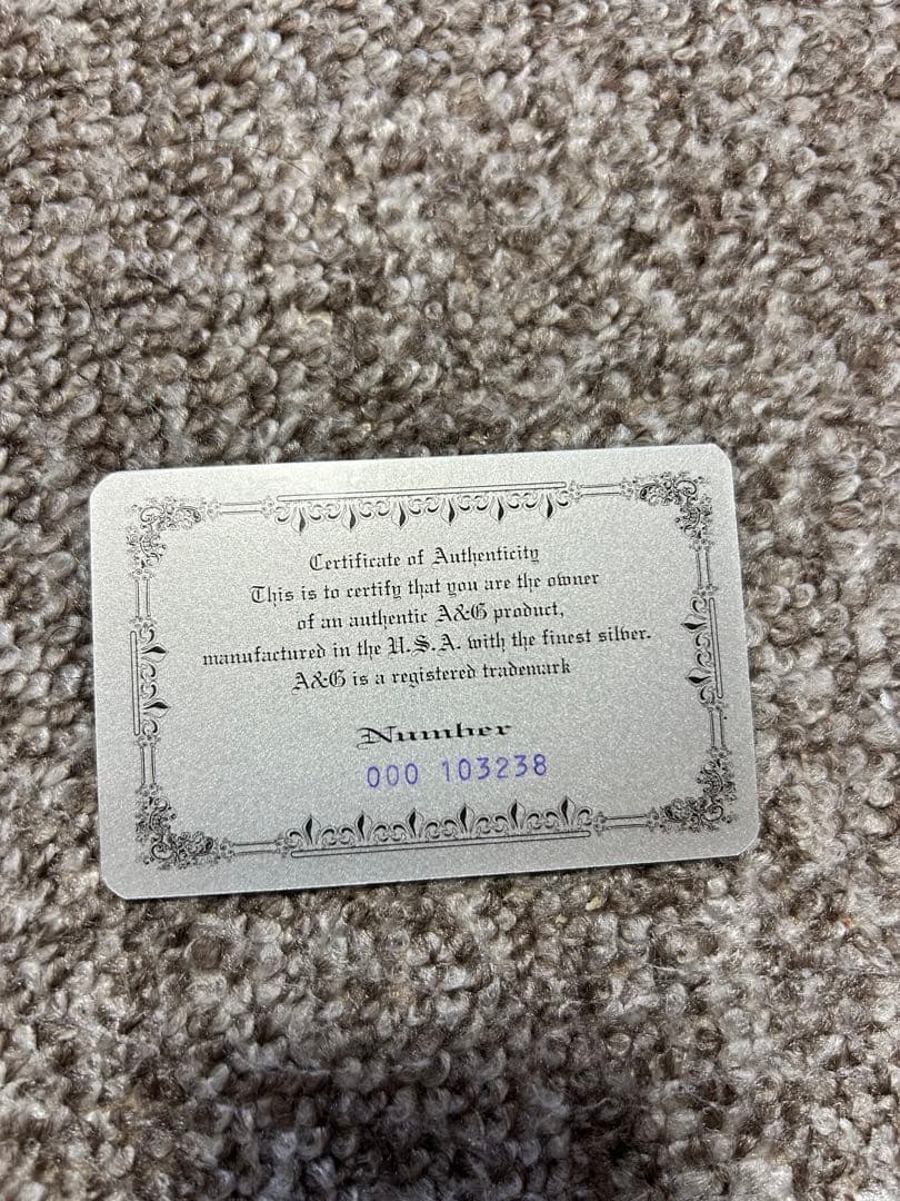 A&G シルバー ウォレットチェーン