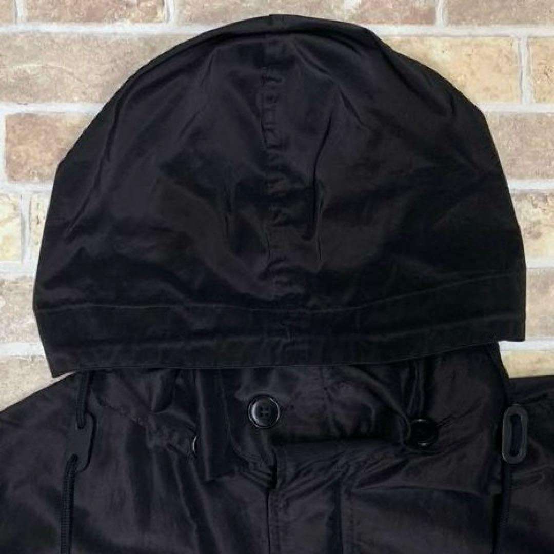 COMOLI コモリ コットンシルク フーデッドコート