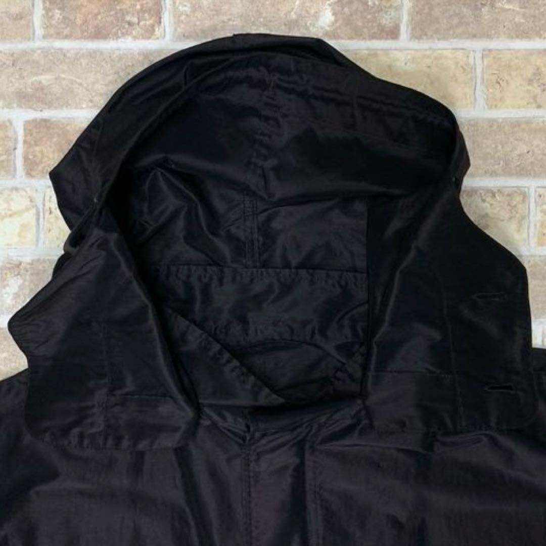 COMOLI コモリ コットンシルク フーデッドコート