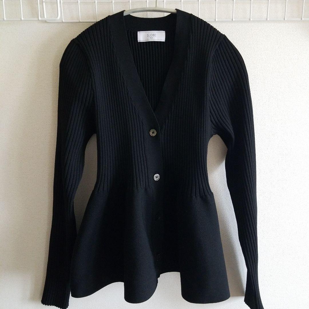 スローブイエナ Vネックペプラムカーディガン 完売品