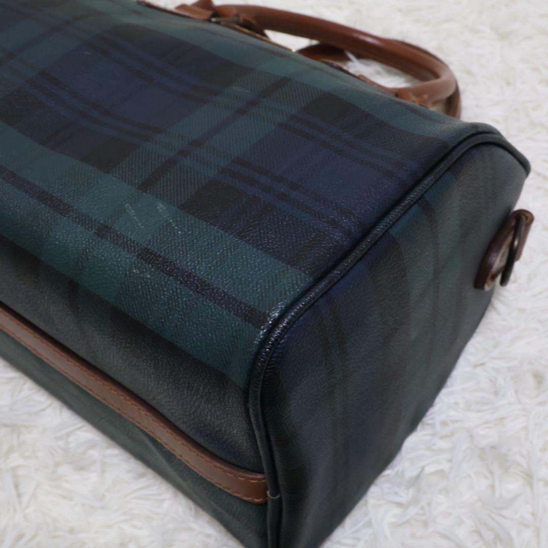 ポロラルフローレン　ボストンバッグ　チェック柄