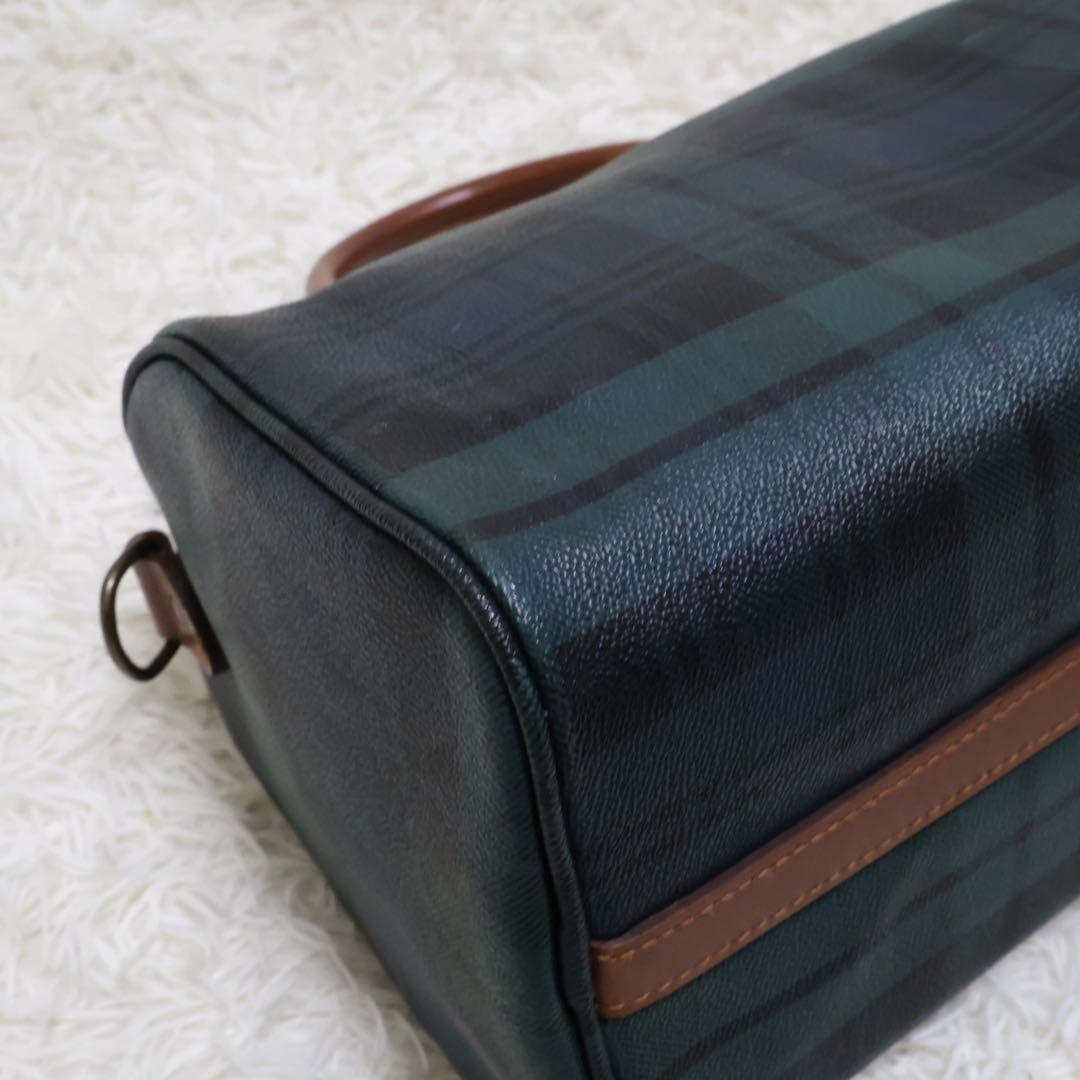 ポロラルフローレン　ボストンバッグ　チェック柄