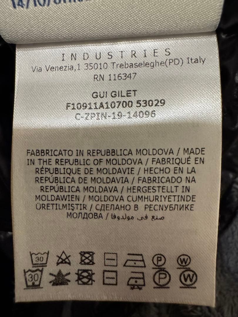 【極美品】希少サイズ 4 MONCLER GUI GILET ダウンベスト