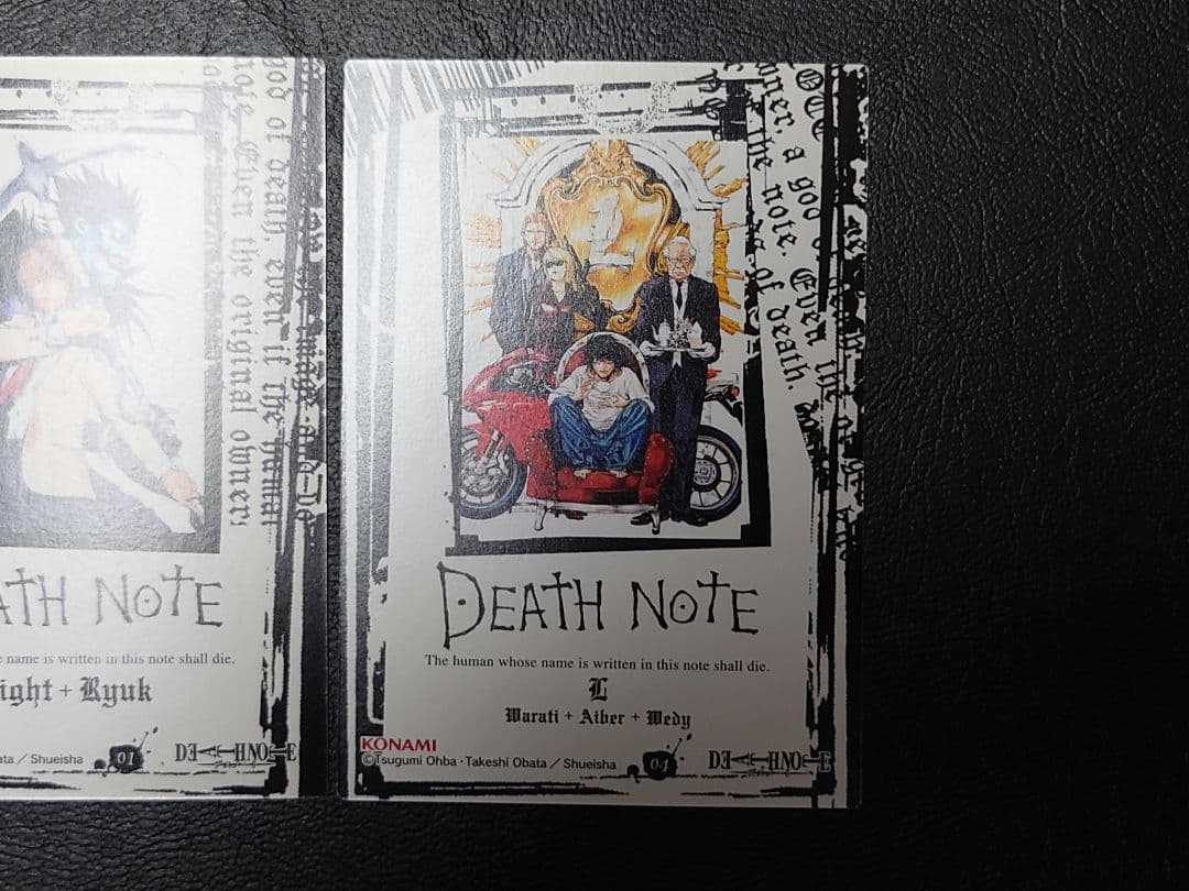 DEATH NOTE デスノート 9枚セット 夜神月 L パラレルレアカード