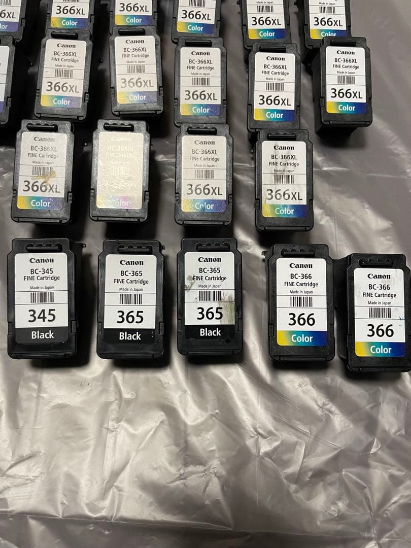 使用済み Canonインクカートリッジ 70個まとめ売り (純正品 )