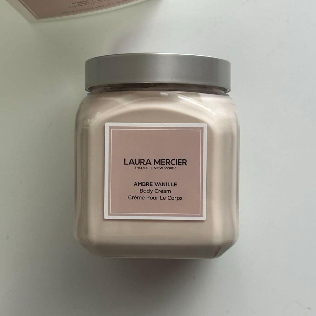 【生産終了】ローラメルシエ アンバーバニラ ボディクリーム 340g 箱付き