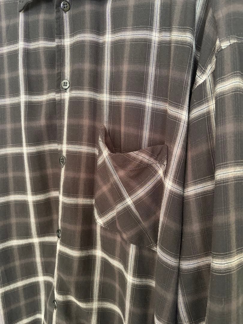 ☆REMI RELIEF CHECK 2 WAY SHIRT☆ブラック☆