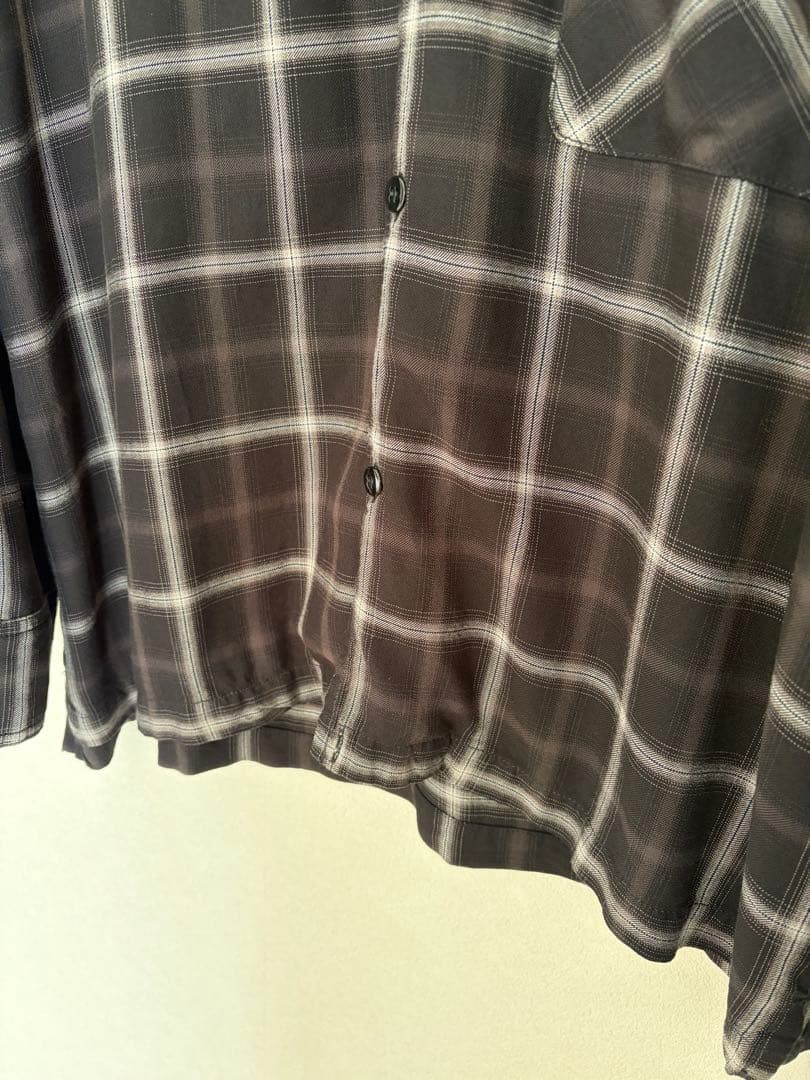 ☆REMI RELIEF CHECK 2 WAY SHIRT☆ブラック☆