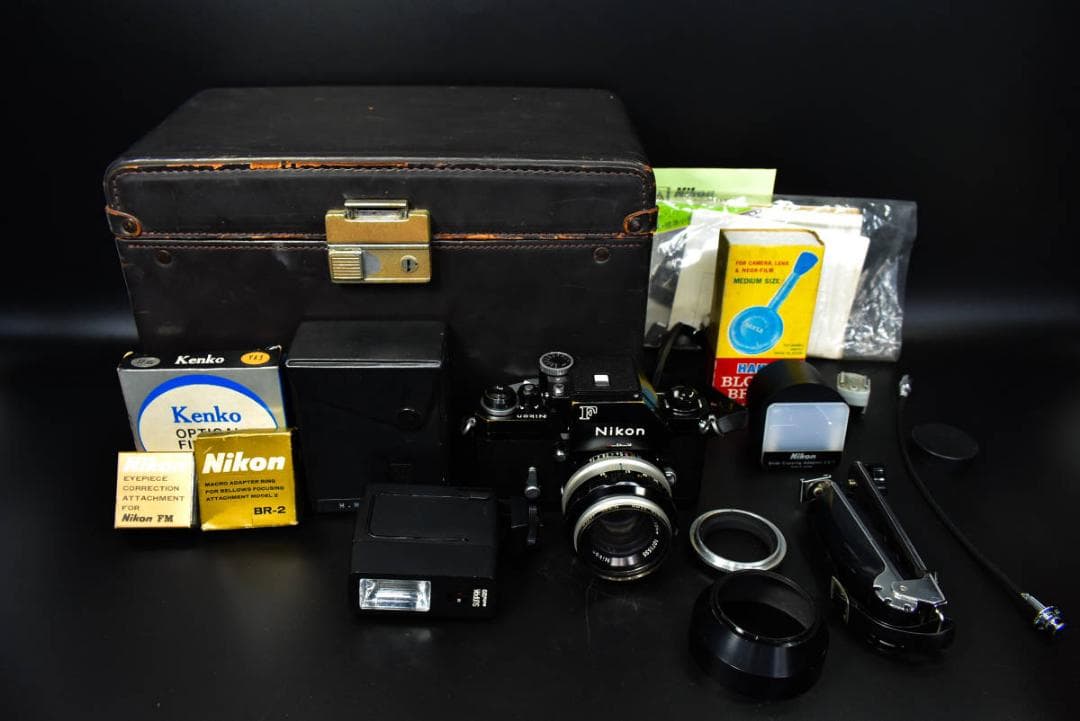 New NikonF ブラックボディ NIKKOR-S 1.4/50 セット
