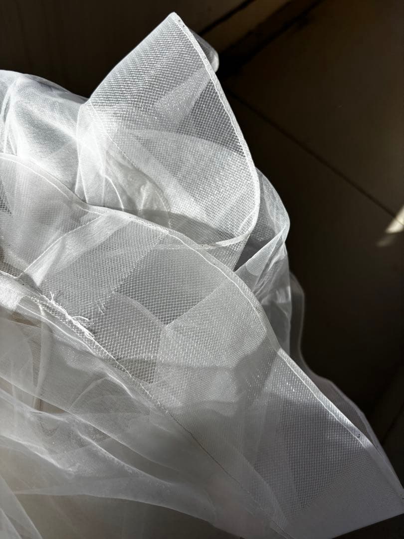 ドレスプロダクション　フラワーモチーフ刺繍レース Aラインドレス（W162）