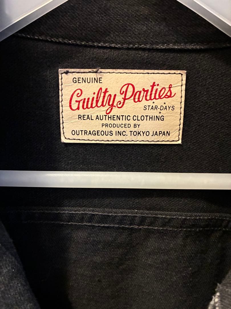 ワコマリア ブラックデニムジャケット　XL