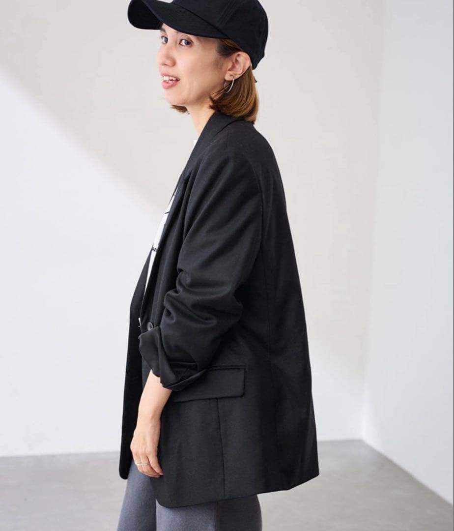 未使用 フラノテーラードジャケット38