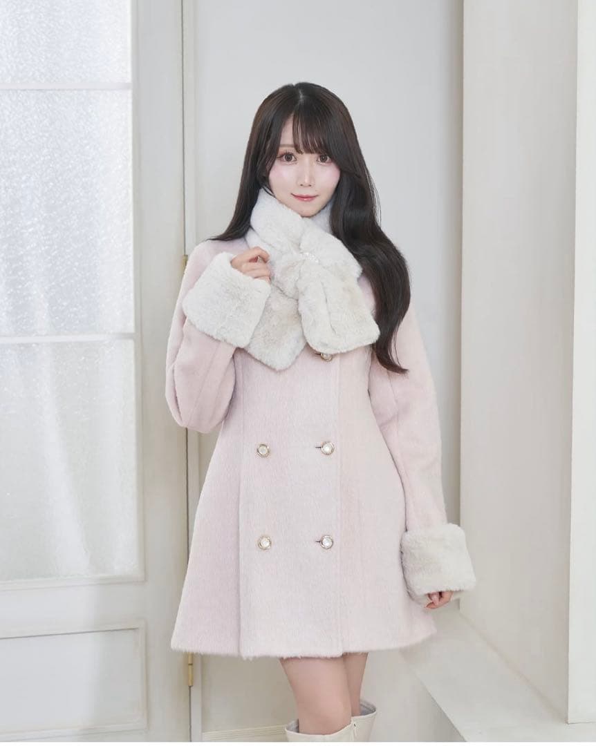 Rosemuse♡ tippet muffler set coat