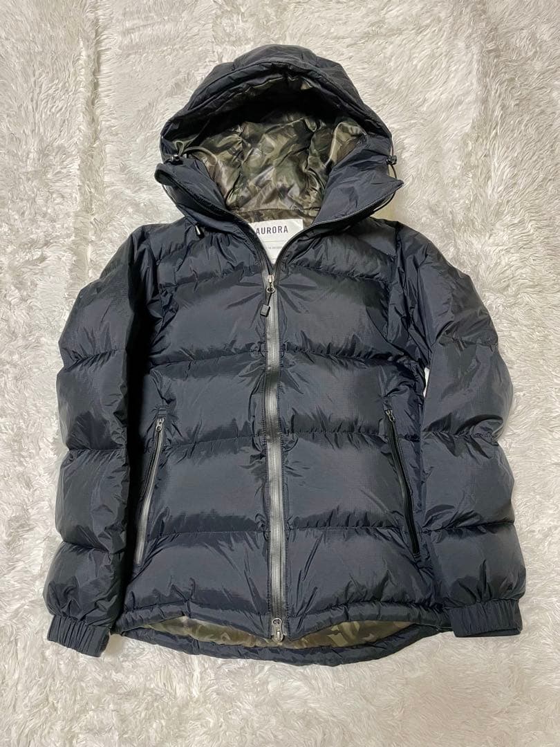 NANGA アーバンリサーチドアーズ オーロラ　ダウンジャケット S 黒 迷彩