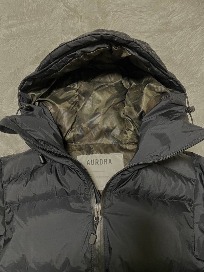 NANGA アーバンリサーチドアーズ オーロラ　ダウンジャケット S 黒 迷彩