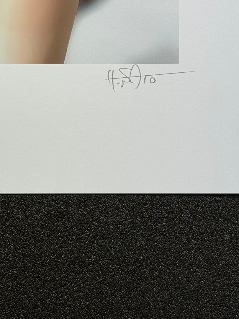 【真作保証】　『HIROSHI SATO作』　EDナンバー サイン 作品名有