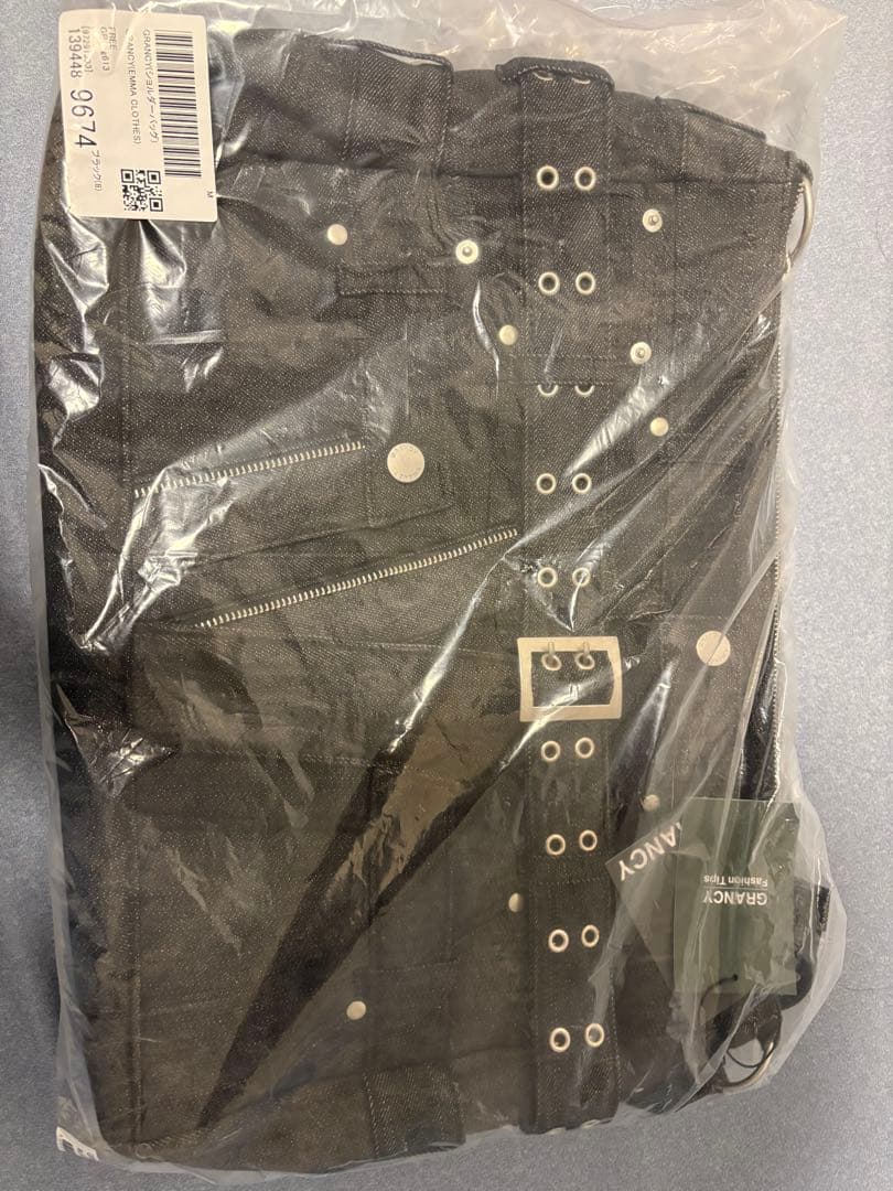 【GRANCY】 クレイジーレイヤードデニムパンツデザインショルダーバッグ