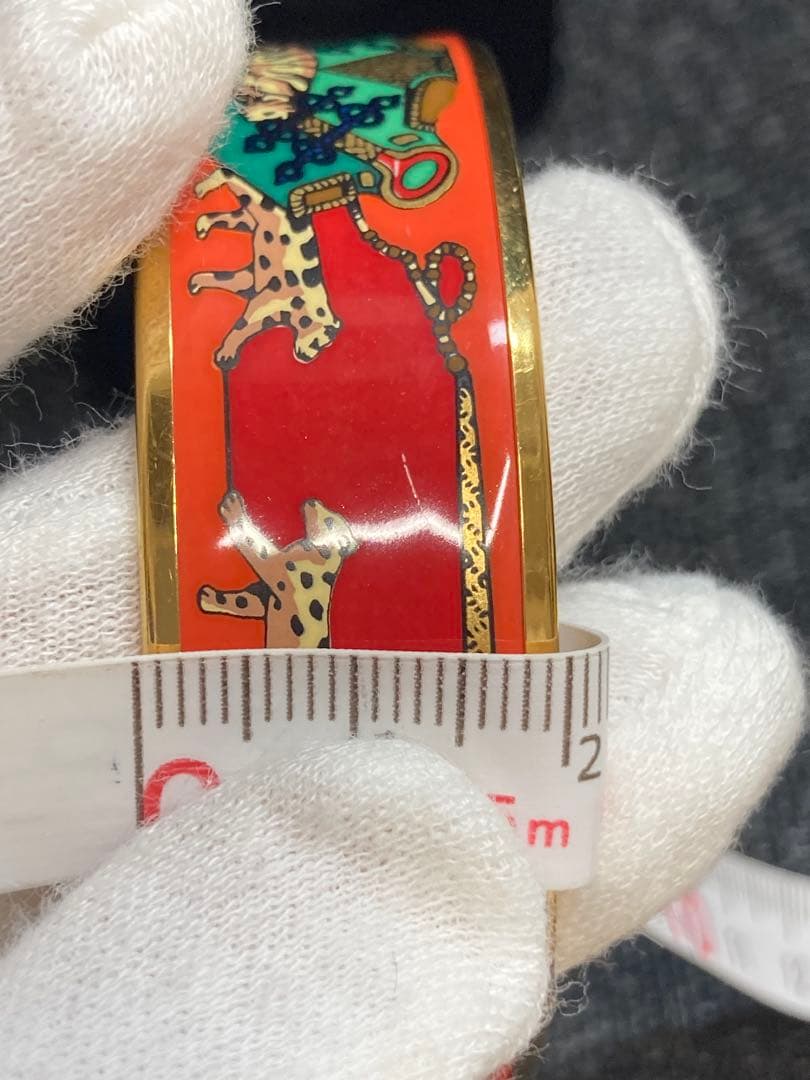 HERMES エルメス エマイユGM 七宝焼 バングル ブレスレット