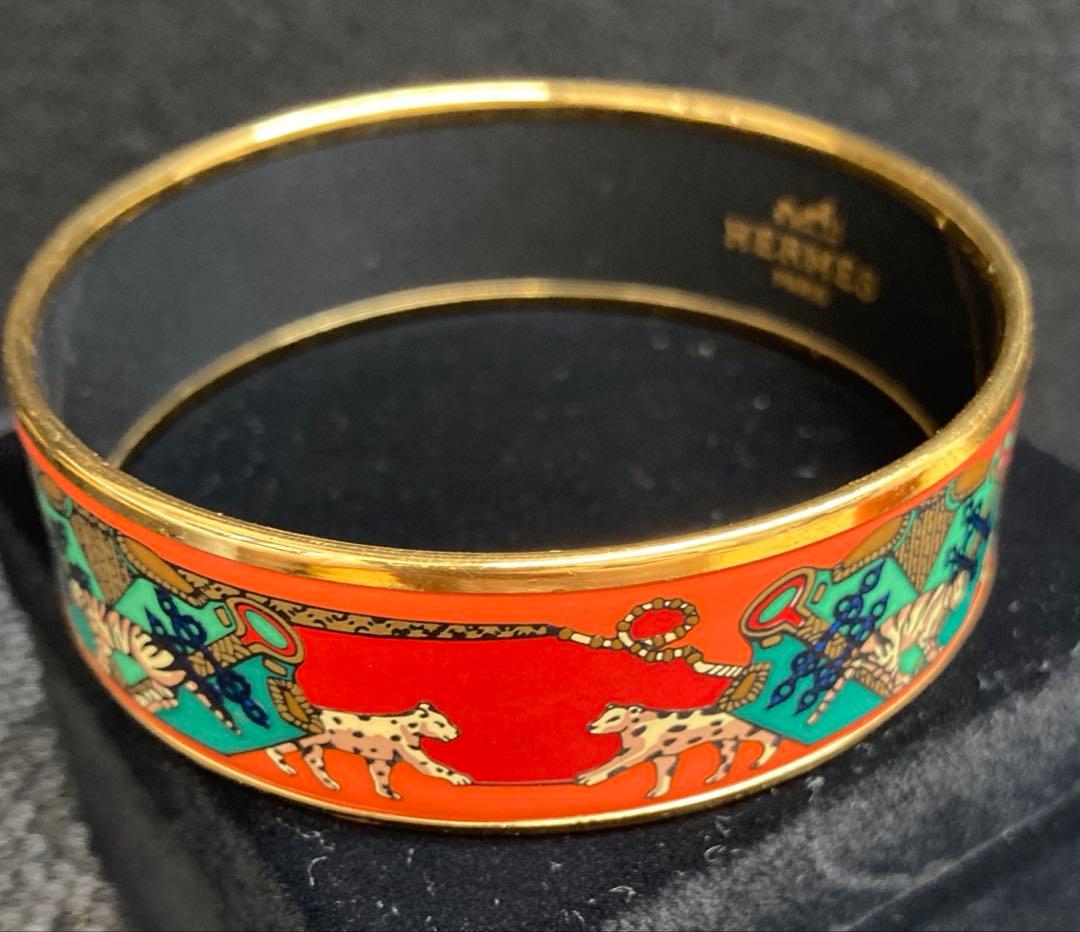 HERMES エルメス エマイユGM 七宝焼 バングル ブレスレット
