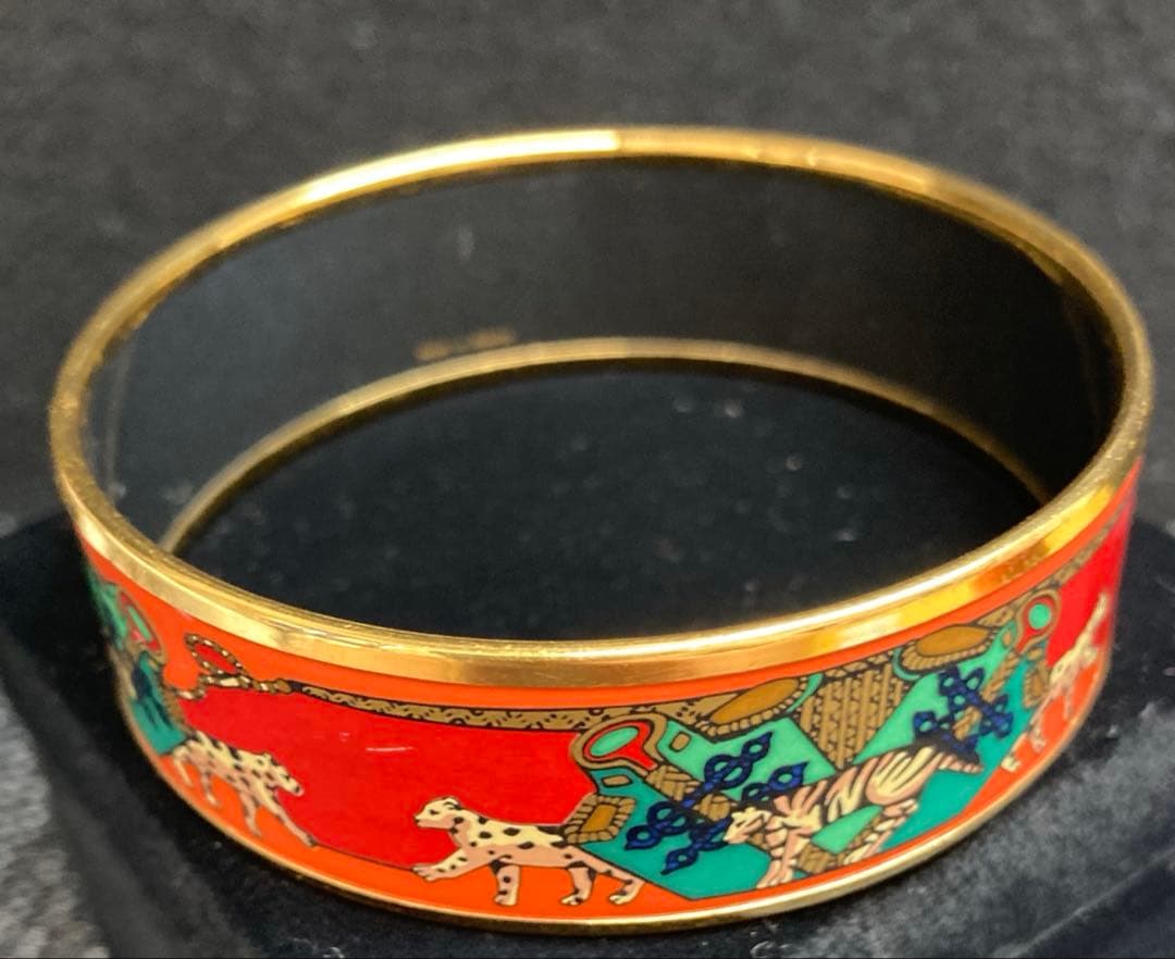 HERMES エルメス エマイユGM 七宝焼 バングル ブレスレット